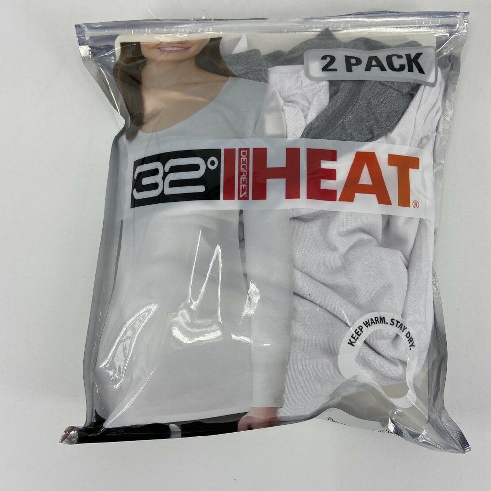 32 Degrees Heat 2 Pk Long Sleeve Base Layer Shirts